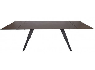 Стіл обідній MOSS (160(+40+40)*90*76 cm кераміка) чорний фіолет