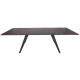Стіл обідній MOSS (160(+40+40)*90*76 cm кераміка) чорний фіолет