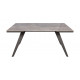Стіл обідній MOSS (160(+40+40)*90*76 cm кераміка) сірий глянець