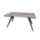 Стіл обідній MOSS (160(+40+40)*90*76 cm кераміка) сірий глянець