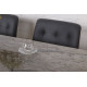 Стіл обідній MOSS (160(+40+40)*90*76 cm кераміка) сірий глянець