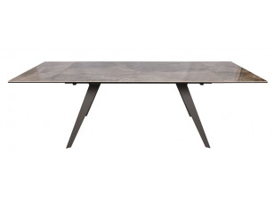 Стіл обідній MOSS (160(+40+40)*90*76 cm кераміка) сірий глянець