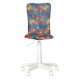 Дитяче крісло Новий стиль JUNIOR GTS WHITE (CH) OD-05/SPR-01