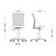 Дитяче крісло Новий стиль JUNIOR GTS WHITE (CH) OD-05/SPR-01