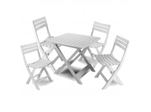 Комплект Садових меблів Camping set 4 білий