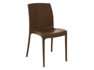 Стілець садовий пластиковий GRANDSOLEIL BOHEME teak Богемія тік S6308TK