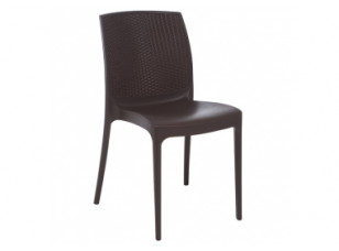 Стілець садовий пластиковий GRANDSOLEIL BOHEME brown Богемія коричневий S6308BR