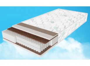 Матрас пружинный умеренной жесткости Sleep&Fly Extra Latex 160x200 см