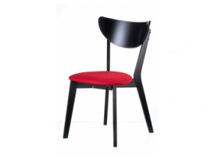Стул обеденный EAGLE ROYAL dark/red венге/сиденье красная ткань