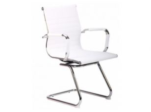 Крісло Slim CF (XH-632C) білий чорна спинка