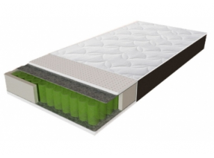 Матрас пружинный  средней жесткости Sleep&Fly Organic Alfa 90x200хh20 см 