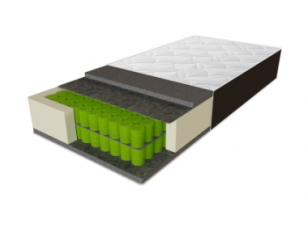 Матрац пружинний екстражорсткий Sleep&Fly Organic Delta 120x200хh28 см 