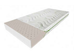 Матрас  из натурального латекса беспружинный умеренно мягкий EVOLUTION Savanna 80x200х18 см