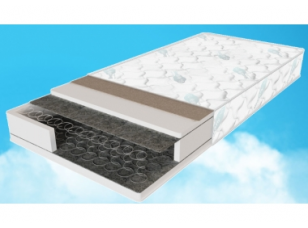 Матрас Sleep&Fly Standart пружинный Bonnel средней жесткости 160x190хh19 см