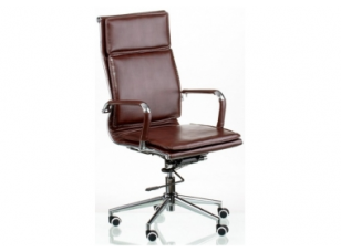 Крісло офісне Special4You Solano 4 artleather brown