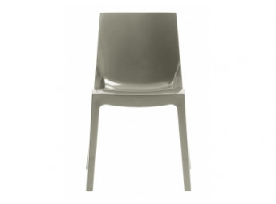 Стілець для кухні, кафе, ресторану GRAND SOLEIL Ice GLOSSY PEARL GREY Айс перлинний сірий S6317GP