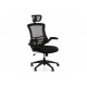 Кресло офисное Home4You Ragusa black черное