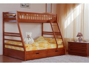 Двухъярусная кровать "Юлия" нижний ярус 1200/1900