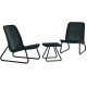 Набір меблів для саду Rio patio set графіт (сірий)