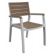 Стілець Harmony armchair білий з бежевим