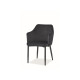 Стілець Signal Astor Velvet Bluvel 19 чорний