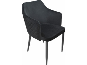Стілець Signal Astor Velvet Bluvel 19 чорний