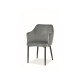 Стілець Signal Astor Velvet Bluvel 14 сірий