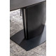 Стіл обідній Signal Bristol Ceramic 120(+40)*85*h76 см чорний матовий