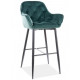 Барний стілець Cherry H-1 Velvet Bluvel 78 зелений