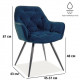 Стул Signal Cherry Matt Velvet бирюза 77
