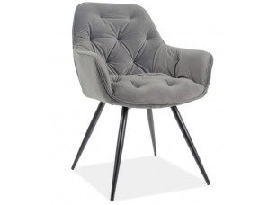 Стул Signal Cherry Matt Velvet серый 85
