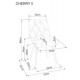 Стілець Signal Cherry II Velvet карі