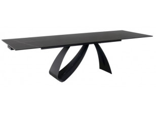 Стіл керамічний Signal Diuna Ceramic 160(240)*90 см матовий чорний