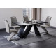 Стіл керамічний Signal Diuna Ceramic 160(240)*90 см матовий чорний