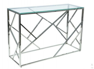 Консоль ESCADA C 120*40*78 прозоре скло/срібло