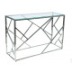 Консоль ESCADA C 120*40*78 прозоре скло/срібло