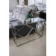 Консоль ESCADA C 120*40*78 прозоре скло/срібло
