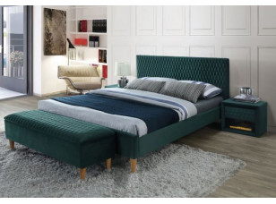 Ліжко AZURRO VELVET Signal 160 х 200 зелене/TAP. 78