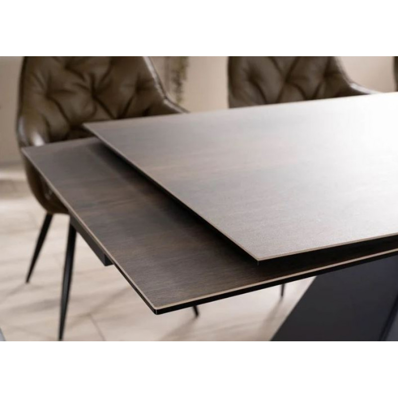 Стіл керамічний Signal Salvadore Ceramic 160(240)*90 см drewna/czarny mat