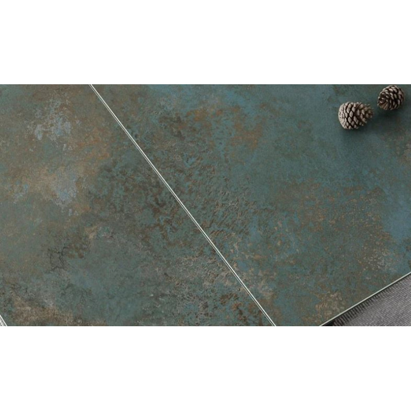 Стіл керамічний Signal Salvadore Ceramic 160(240)*90 см Ossido Verde/czarny mat