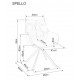 Крісло поворотне Signal Spello Velvet чорний каркас/сірий BL.14