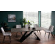 Стіл керамічний Signal Westin Ceramic 180(260)*90 см efekt drewna/czarny mat