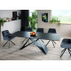 Стіл керамічний Signal Westin Ceramic 160(240)*90 см Sahara Noir/czarny mat