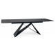 Стіл керамічний Signal Westin Ceramic 160(240)*90 см Sahara Noir/czarny mat
