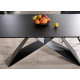 Стіл керамічний Signal Westin Ceramic 160(240)*90 см Sahara Noir/czarny mat