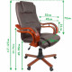 Крісло Bonro Premier M-8005 чорне