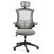 Кресло офисное Home4You Ragusa grey