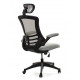 Кресло офисное Home4You Ragusa grey
