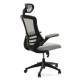 Кресло офисное Home4You Ragusa grey