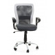 Крісло офісне Home4You Leno Black-white